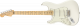 Fender Player Stratocaster® Left-Handed, Maple Fingerboard, Polar White - Image n°2
