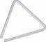 Sabian PSA 61183-8AL triangle 8 aluminium - Image n°2