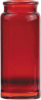 Dunlop 278-RED Bottlenecks Verre Large regular rouge