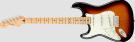 Fender Player Stratocaster 3-Color Sunburst pour Gauchers