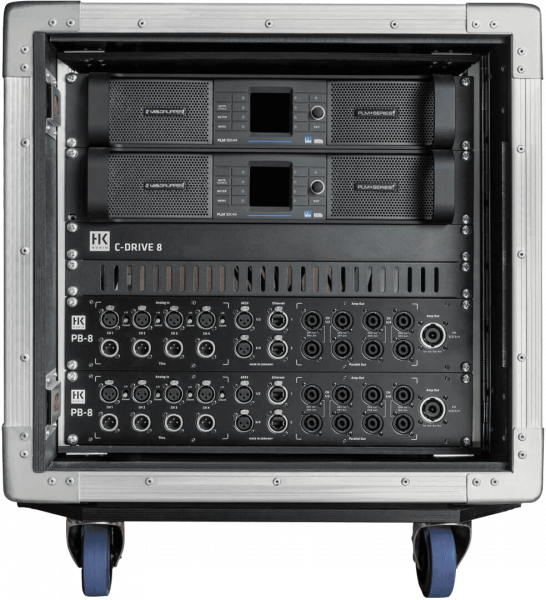 HK-Audio Rack équipé 2x amplis PLM 12K44 - Image principale