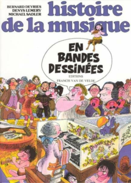 Editions Van De Velde Histoire de la musique en bandes dessinées - Image principale