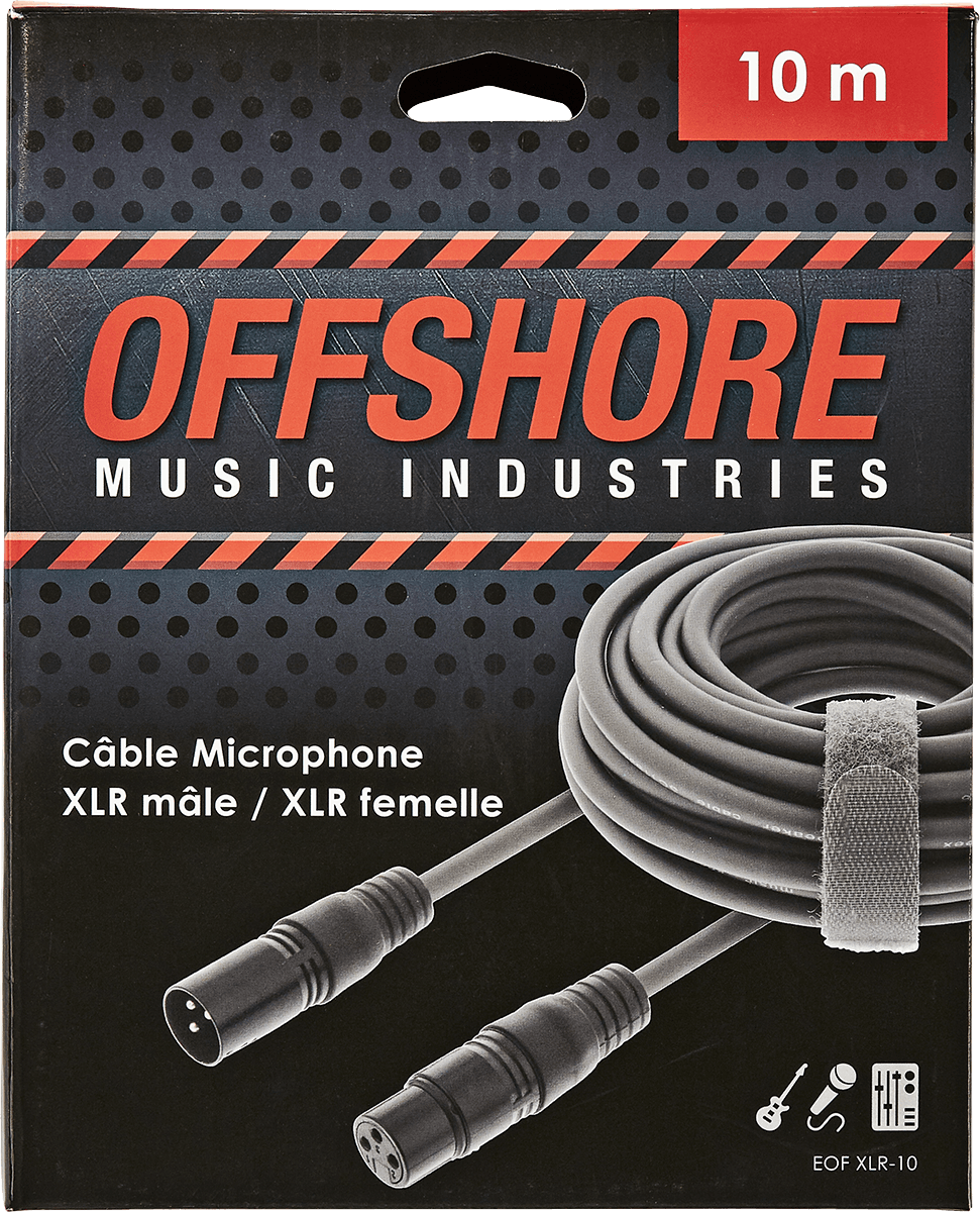 OFFSHORE XLR-10 Câble Micro XLR/XLR 10m - 19,90€ - La musique au meilleur  prix ! A Bordeaux Mérignac et Libourne.