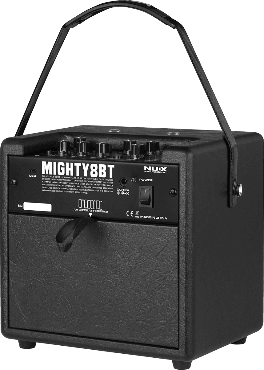NUX MIGHTY-8-BT Ampli guitare portable 8 watts bluetooth - La