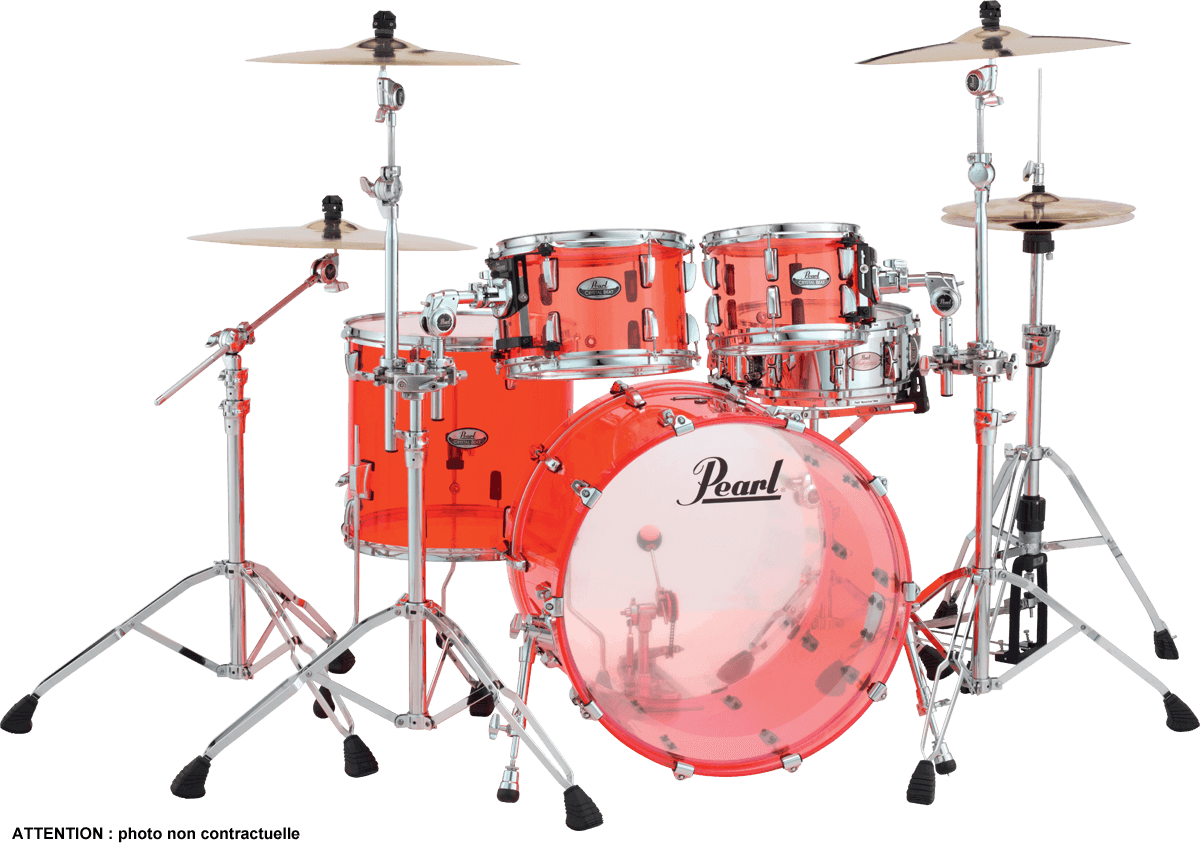 Pearl Drums Batterie Crystal Beat Ruby Red 4 Futs La Musique Au Meilleur Prix A Bordeaux Merignac Et Libourne