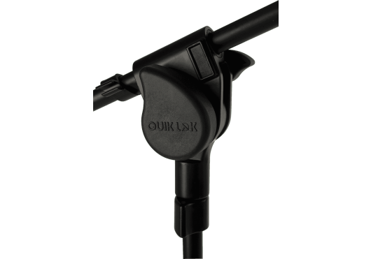 Pied Micro Quik Lok A/26 BK - Support De Table Noir Satiné, Pour Micro, Aiguille, Accessoire Broadcast