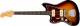 Fender AMERICAN PROFESSIONAL II JAZZMASTER® LEFT-HAND 3-Color Sunburst - Image n°2