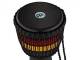 Meinl Percus DJEMBE EARTH 12 NOIR ROUGE JAUNE - Image n°3