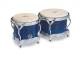 Latin Percussion M201-BLWC BONGOS MATADOR BOIS 7.1/4'' / 8.5/8'' Bleu - Image n°2