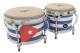 Latin Percussion M201-QBA BONGOS MATADOR BOIS 7.1/4'' / 8.5/8'' Cuban Flag - Image n°2