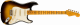Fender custom shop 1957 Stratocaster® Relic® wide 2 tons sunburst - Image n°2