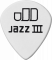 Dunlop 478P135 Médiators Tortex Jazz 3 Player's Pack de 12, 1,35mm - Image n°3