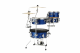 Tama COCKTAIL-JAM 4pc 16'' INDIGO SPARKLE - Image n°2