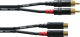 Cordial CFU3CE 2 RCA mâle/ 2 RCA femelle - 3m  - Image n°2