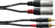Cordial CFU6MC 2 RCA/2 XLR mâles - 6m  - Image n°2
