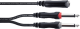 Cordial EY0.3KPP Jack - Jack stéréo f./2 Jacks mono m. - 30cm  - Image n°2
