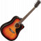 EKO RANGER6-EQ-BWN Guitare Ranger 6 EQ - Dreadnought cutaway Brown Sunburst - Image n°2