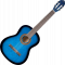 EKO CS10-BLU Guitare Classique 4/4 Blue Burst - Image n°2