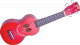 Mahalo U-SMILE-TRD Ukulele Soprano rouge + housse - Image n°2