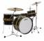 Ludwig CLUB DATE JAZETTE 22''/3Fûts NOIR/OR - Image n°2