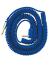 Vox VCC90-BL Vintage Coiled Cable - JACK SPIRALE 9M BLEU - Image n°2