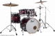 Pearl Drums Batterie Decade Rock 22 - 5 fûts - Gloss Deep Red Burst - Image n°2