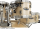 Pearl Drums Batterie Decade Hyper Rock 22 - 6 fûts - Satin Gold Meringue - Image n°4