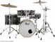 Pearl Drums Batterie Decade Hyper Rock 22 6 fûts Satin Black Burst - Image n°2