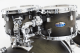 Pearl Drums Batterie Decade Hyper Rock 22 6 fûts Satin Black Burst - Image n°4