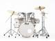 Pearl Drums Export Fusion 20'' - 5 fûts - Slipstream White / Pack Sabian SBR 3 cymbales  - Image n°2