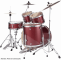 Pearl Drums Export Standard 22'' - 5 fûts - Black Cherry Glitter  / Pack Sabian SBR 3 cymbales - Image n°4