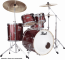 Pearl Drums Export Standard 22'' - 5 fûts - Black Cherry Glitter  / Pack Sabian SBR 3 cymbales - Image n°5