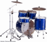 Pearl Drums Export Standard 22'' - 5 fûts - High Voltage Blue / Pack Sabian SBR 3 cymbales 	 - Image n°3