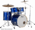 Pearl Drums Export Standard 22'' - 5 fûts - High Voltage Blue / Pack Sabian SBR 3 cymbales 	 - Image n°5