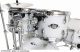 Pearl Drums Export Rock 22'' - 5 fûts - Matte White / Pack Sabian SBR 3 cymbales - Image n°4