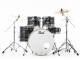 Pearl Drums Export Standard 22'' - 5 fûts - Graphite Silver Twist / Pack Sabian SBR 3 cymbales - Image n°2