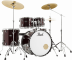 Pearl Drums Roadshow Rock 22'' - 5 fûts - Red Wine / Pack Sabian Solar 3 cymbales - Image n°2