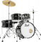 Pearl Drums Roadshow Junior 18'' - 5 fûts - Jet Black / pack Sabian Solar 2 cymbales - Image n°2