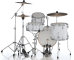 Pearl Drums Midtown Jazzette 16 4 fûts - Pure White - Image n°3