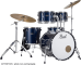 Pearl Drums Roadshow Fusion 20 5 fûts - Royal Blue Metallic + B-50 + Pack Sabian Solar 3 cymbales - Image n°2