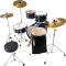Pearl Drums Roadshow Fusion 20 5 fûts - Royal Blue Metallic + B-50 + Pack Sabian Solar 3 cymbales - Image n°3