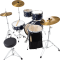 Pearl Drums Roadshow Fusion 20'' 5 fûts - Royal Blue Metallic / Pack Sabian Solar 3 cymbales - Image n°3