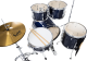 Pearl Drums Roadshow Fusion 20 5 fûts - Royal Blue Metallic + pack Sabian Solar 2 cymbales - Image n°3