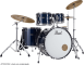 Pearl Drums Roadshow Rock 22 5 fûts - Royal Blue Metallic + B-50 + Pack Sabian Solar 3 cymbales - Image n°2