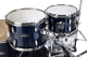 Pearl Drums Roadshow Rock 22 5 fûts - Royal Blue Metallic + B-50 + Pack Sabian Solar 3 cymbales - Image n°3