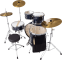 Pearl Drums Roadshow Rock 22 5 fûts - Royal Blue Metallic + B-50 + Pack Sabian Solar 3 cymbales - Image n°5