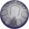 Pearl Drums PMTD9AKBF-692 Tongue Drum 9 notes C Akebono Natural Purple Fade - Image n°4
