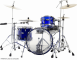Pearl Drums Rock 22 4 fûts 2TB - Blue Sapphire  - Image n°2