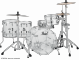 Pearl Drums Batterie Crystal Beat Ultra Clear 22 4 FUTS - Image n°2