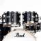 Pearl Drums PMX PROFESSIONAL SERIES 22''/4PCS - MATTE CAVIAR BLACK - Image n°4